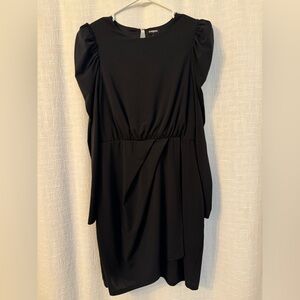 Express Black Asymmetrical Dress
